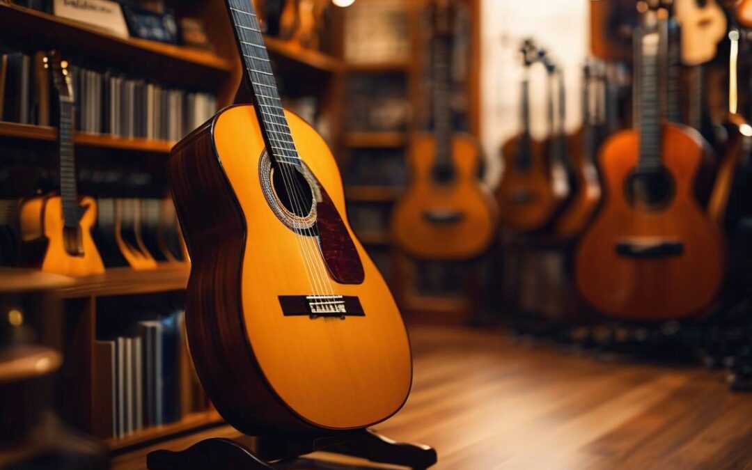 Ile zapłacisz za gitarę klasyczną w sklepie muzycznym?