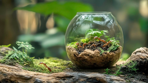 Jaka ziemia sprawdzi się najlepiej w lesie w szkle?